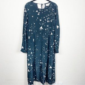 Tallulah & Hope black geometric design dress size 10